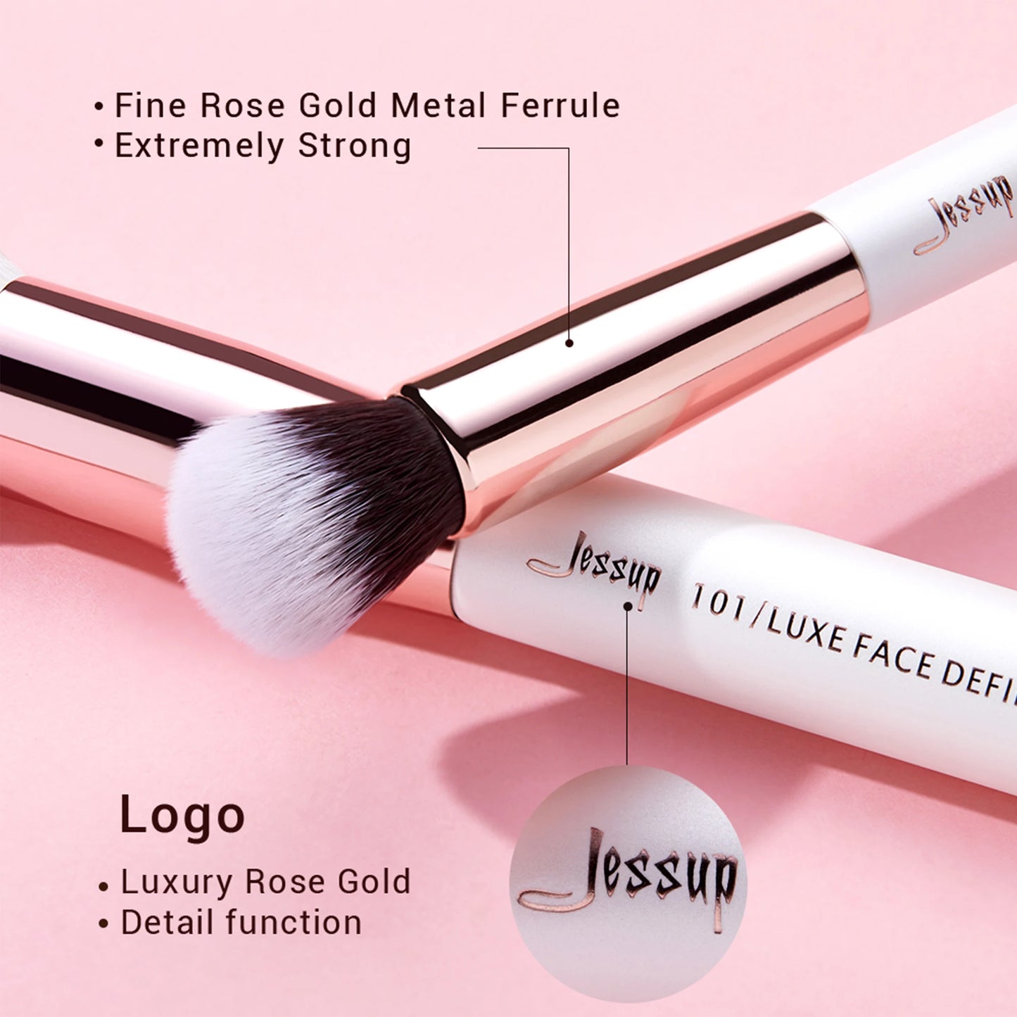 Jessup Professional Makeup Brushes Set 15pcs Make up Brush