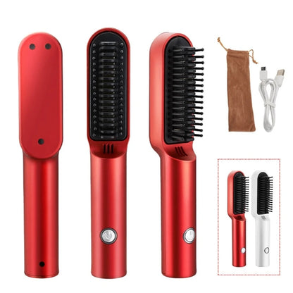 Electric Hot Comb Multifunctional Straight Hair Straightener