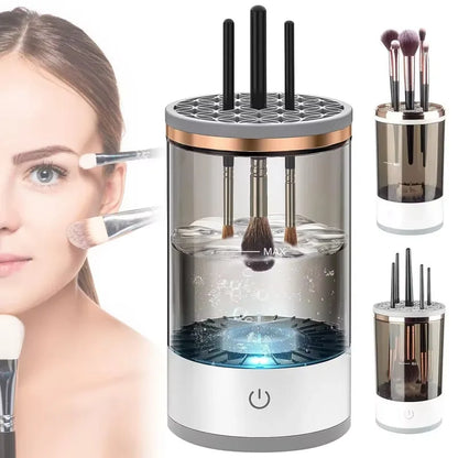 USB Plug Portable Electric Makeup Brush Cleaner